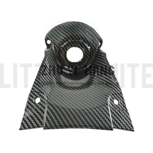 Motorcycle Accessories Ignition Door Lock Key cover Fit For kawasaki Z900 2017-2019 Carbon Fiber Paint