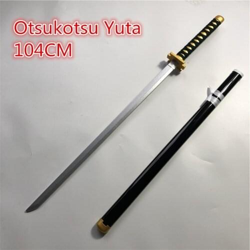 Anime Jujutsu Kaisen Miwa Kasumi Cosplay Prop Otsukotsu Yuta Wooden Sword wood Weapons for Halloween Carnival Party Events 104cm
