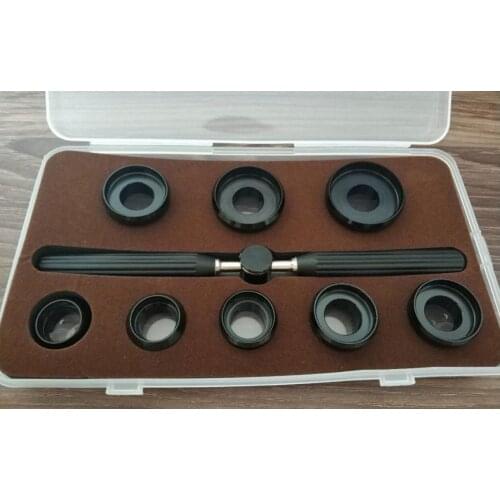 Case Opening Die Set with Handle for Rx Watch Cases with 8 Die Sizes