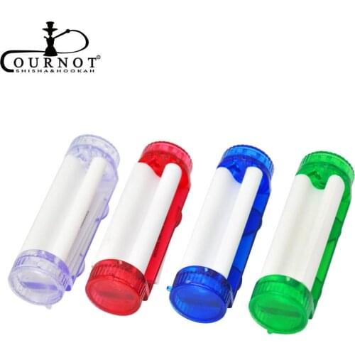 COURNOT New Arrival 78mm/110M Plastic Rolling Machine With Herb Grinder And Storage Case Tobacco Roller Cigarette Maker