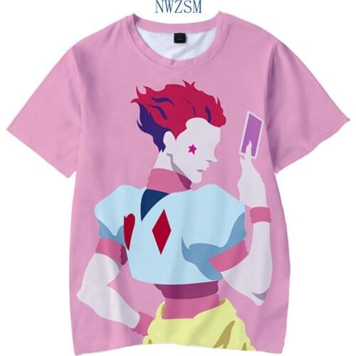 Anime Hunter X Hunter 3D Print T Shirt Women Men Japanese Streetwear Hip Hop HXH Killua Hisoka Cosplay T-shirt Summer Tops