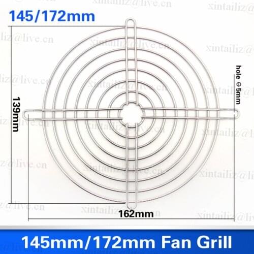 [Grill-145/172mm]Free shipping 10pcs Axial Flow Fan metal Grill 145FZY 172mm fan metal net filter