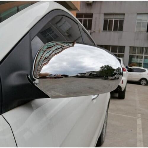 ABS Chrome Rearview mirror cover Trim/Rearview mirror Decoration For 2011-2016 KIA Rio/K2