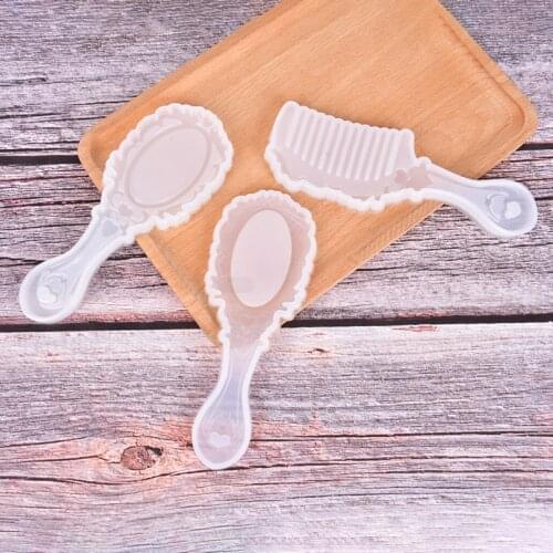 Cosmetic Tools Makeup Mirror Comb Silicone Mold DIY Hand Craft Making Tools Epoxy Resin Jewelry Making