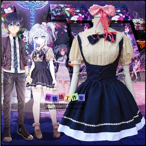 Anime Hand Shakers COSPLAY Sproutcket Gear COS Halloween cosplay Lolita Maid Dress Costumes