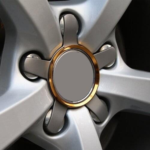 Metal decorative ring in the center of wheel hub for A3 A4L A6L Q3 Q5 Q2L audi car accessories