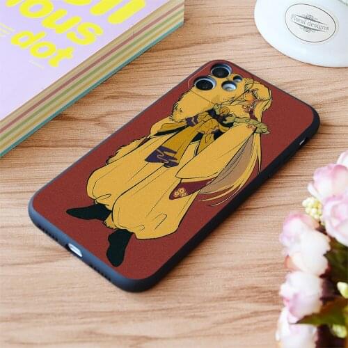 For iPhone Biocide Anime Boy Print Soft Matt Apple iPhone Case 6 7 8 11 12 Plus Pro X XR XS MAX SE