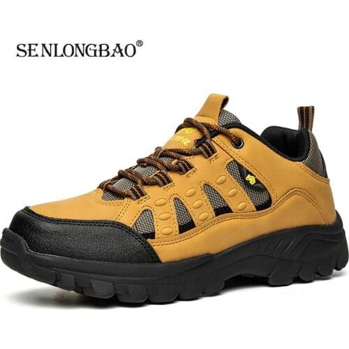 SENLONGBAO Men's Waterproof Sneakers