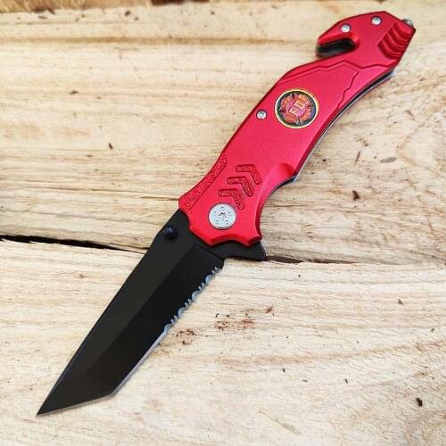 Tactical Fight Folding Blade Knife Outdoor Military Utility Fold Knife Tactical Folding Blade Knives Rescue knifes
