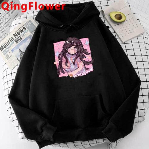 Danganronpa Monokuma Mikan Tsumiki hoodies male y2k aesthetic Ulzzang men hoddies clothing Oversized printed