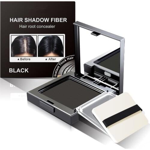 12g Waterproof Hair Shadow Powder Edge Control 3 Colors Hair Line Powder With Puff Makeup Hair Concealer Cover Hair with gift