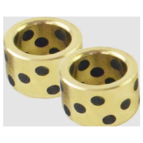 1pcs 5mm/6mm/8mm/10mm ID JDB solid graphite copper sleeve self-lubricating bushing sliding bearing damping resistant 9-14mm OD