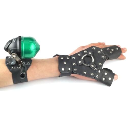 1PC Wrist Band Fishing Reel Holder Slingshot Shooting Fish Catapult Adjustable Strap 25CM*16CM*1CM