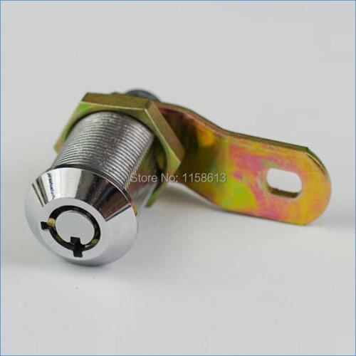 10 pieces 27mm remove key in 2 positions keyed alike round key cam lock metal box lock