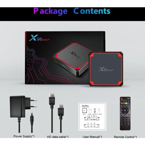 10PCS X96 Mini+ Android9.0 Amlogic S905W4 Quad Core 8GB 16G 2.4G&5.0G WIIF Set Top Box X96 MINI Plus vs h96 mini v8 hk1 rbox min