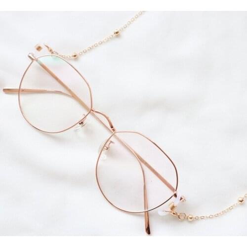 100 Pieces Silicone Plastic Eyewear Link Chain Eyeglass Chain Rubber Non-Slip Extension Strap Ring Spring DIY Eyewear Rope