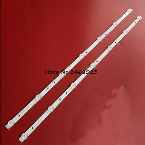 30pcs/lot LED backlight strip For RCA RTDVD3215-B AOC T3211M 320L 32E9 7S1P 2X7 CC02320D570V12 08 02