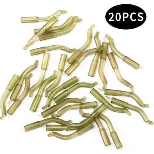 50pcs European Style Carp Floating Ball Anti-Tear Green Rubber Tube Fishing Carp Accessories Fishing Line Set