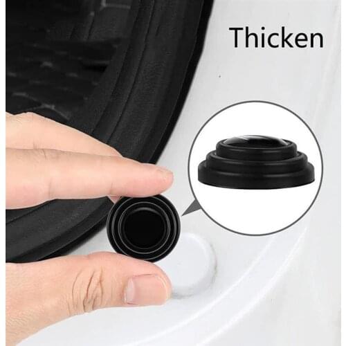 8PCS Car Door Shock Stickers For Trunk Sound Insulation Pad Shockproof Thickening Cushion Shock Absorbing Gasket