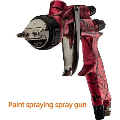 Auto Spray Paint Gun Gravity Type Pneumatic Spray Paint U-shaped Nozzle Low Pressure High Atomization Spray Gun