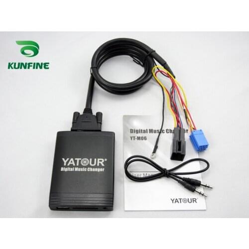 Car Digital Music Changer USB SD Aux MP3 Interface Car Stereo Radio For Volkswagen 8Pin Bluetooth Phone Mould Controller Option