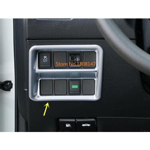 Car styling inner detector ABS Chrome front head light switch trim frame lamp hoods 1pcs For Nissan Qashqai j11 2016 2017 2018
