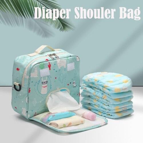 Baby Cloth Diaper Storage Bag Baby Stroller Bag Organizer Pram Mommy Diaper Bag Waterproof Leather Shoulder Bag Nappy Wet Bags
