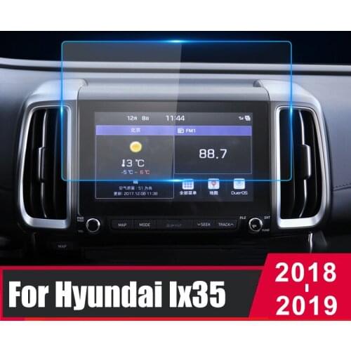 For Hyundai IX35 2018 2019 2020 201 Tempered Glass Car GPS Navigation Screen Protector Film LCD Touch Display Screen Accessories