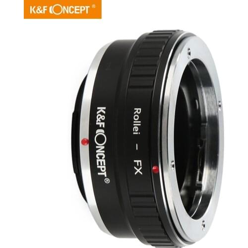 K&F Concept® Camera Lens Adapter Ring for Rollei QBM QB Lens to Fujifilm FX X-Pro1 X-M1 X-A1 X-E1 Adapter Ring