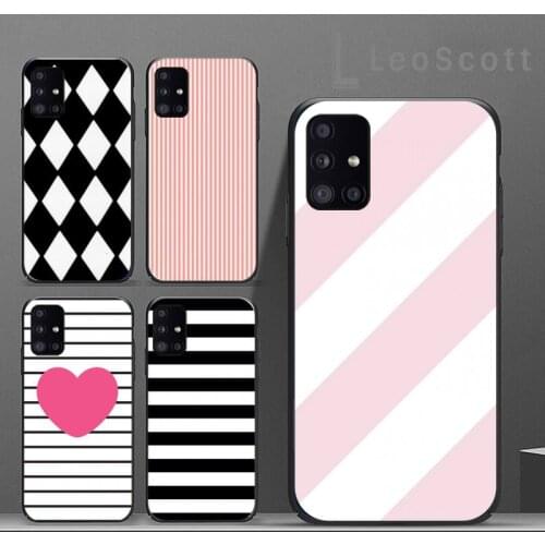 Beautiful Stripe Phone Case For Samsung A32 A51 A52 A71 A50 A12 A21S S10 S20 S21 Plus Fe Ultra