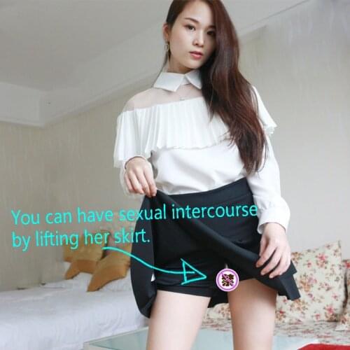 Mini Skirt Outdoor Sex in Car exhibitionist Lining Crotch opening Ruffled Seductress Doggy Fashion Women Dress Couples Sexual