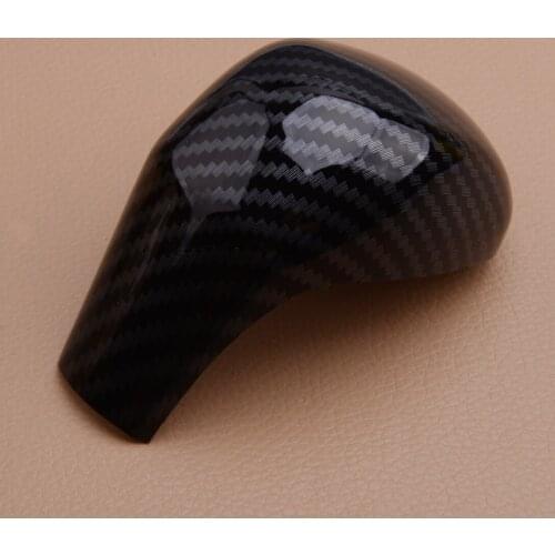 Carbon Fiber Black Texture Gear Shift Knob Cover Trim Decoration fit for Toyota Tacoma 2020 2019 2018 2017 2016