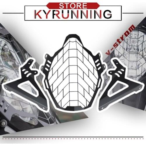 For SUZUKI V-strom 650 vstrom 650 2017 2018 2019 Motorcycle modification Headlight Grille Guard Cover Protector