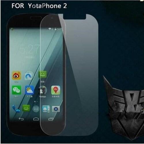 2pcs 0.26mm 9H Safety original Premium Tempered Glass Film For Yota Yotaphone 2 Screen Protector Guard Protection Saver