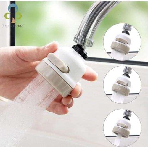 1Pcs Plastic three-speed adjustable faucet pressurized shower tap water filter kitchen sprinkler filter water saver YJN