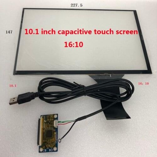 10.1 inch 16:9 USB capacitive touch screen digitizer 10 fingers IIL 2511 Raspberry Pi PC DIY touch monitor