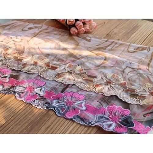 10Meters Vintage Hair Decoration Mesh Tulle Lace Trim Wedding Dress Skirt Underwear Lace Trims Fabric New Arrivals