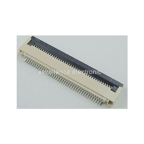 10 Pcs FPC FFC 0.5mm Pitch 40 Pin Flip Type Ribbon Flat Connector Bottom Contact