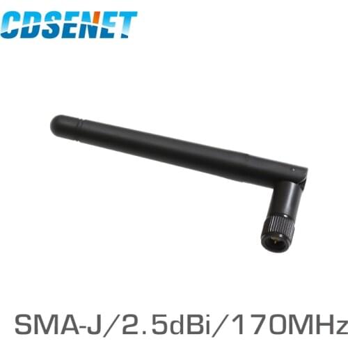 170MHz Wifi vhf Antenna Omni SMA Male 2.5dBi High Gain Flexible 170M Omni Directional Rubber Wifi Antena Omni TX170-JK-11