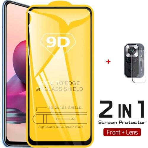 2-in-1, tempered glass for redmi note 10s 10pro glass note 10 s camera protection redmi note10 pro xiaomi 10s screen protector