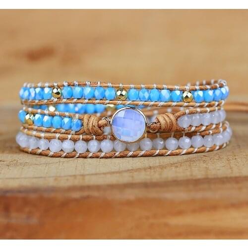 2021 Unique Women Bracelets Rhinestone Leather Wrap Bracelet Fancy Femme Boho Bracelets friendship jewelry drop shipping