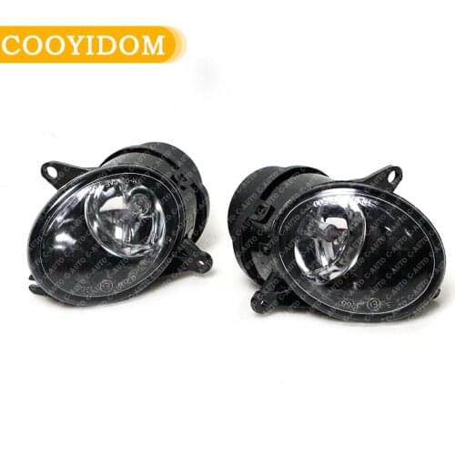 Car Front Bumper Fog Light Halogen For Audi A6 C5 S6 Quattro 2002-2005 4B0941699C 4B0941700C Fog Lamp Assembly With Bulbs