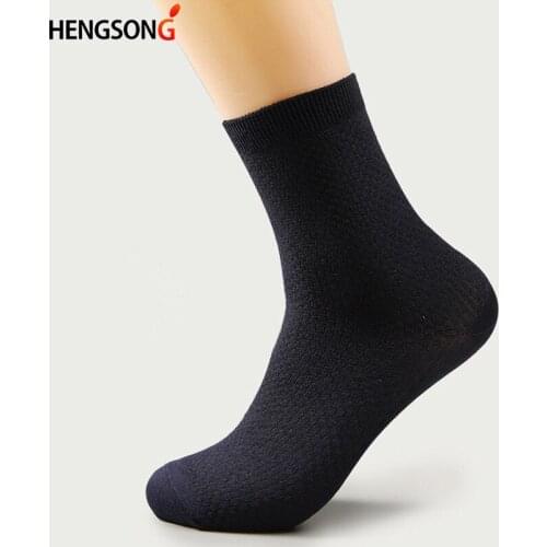 Unisex Women Men Socks Bamboo Fiber Ultra-thin Elastic Silky Short Silk Cotton Breathable Black Business Men Socks 2020