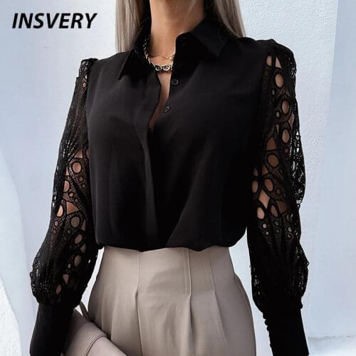 Кружевные блузки INSVERY China At AliExpress