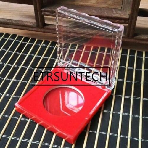 50pcs 40mm Coin Box Commemorative Coins Storage Display Protection Gift Box Acrylic Injection Molding Case