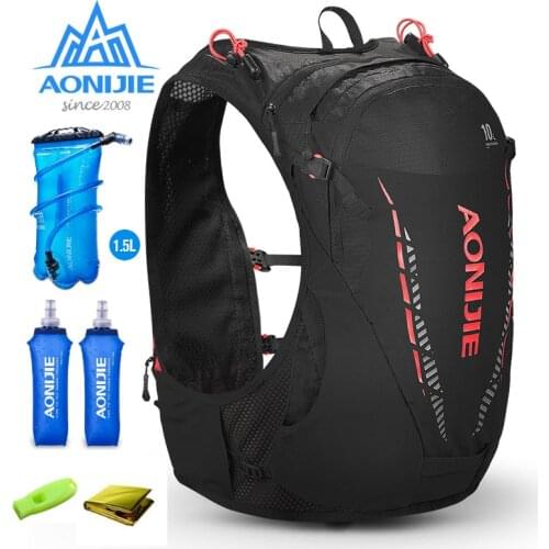 AONIJIE C948 Lightweight 10L Hydration Backpack Pack Rucksack Bag Water Bladder Hiking Running Marathon Race Cycling TrailRunner