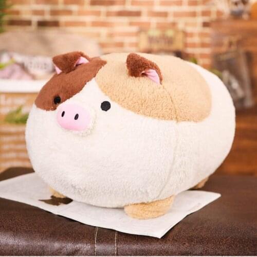 Cute little pig can join hands warm pillow, stuffed toy, pig doll