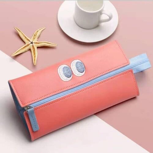 Multipurpose Pencil Bag With Independent Zipper Large Capacity Stationery Organizer For Office Home EM88