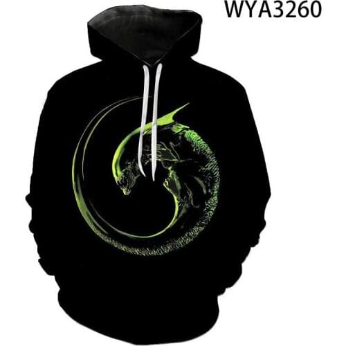Men Women Children Casual New Alien Sweatshirts 3D Printed Pullover Boy Girl Kids Hoodies Hoody Streetwear Fashion Cool Coat