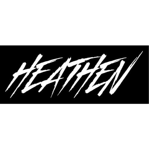 Heathen Odin Thor viking Norse wolf sticker decal 15cm